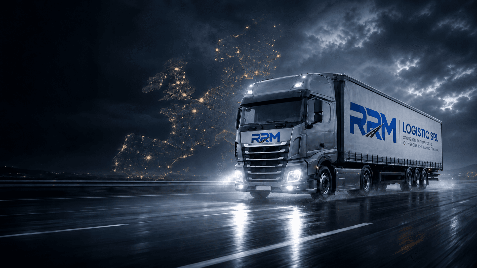 Camion RRM LOGISTIC SRL su strada